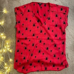 Red and black spider shirt